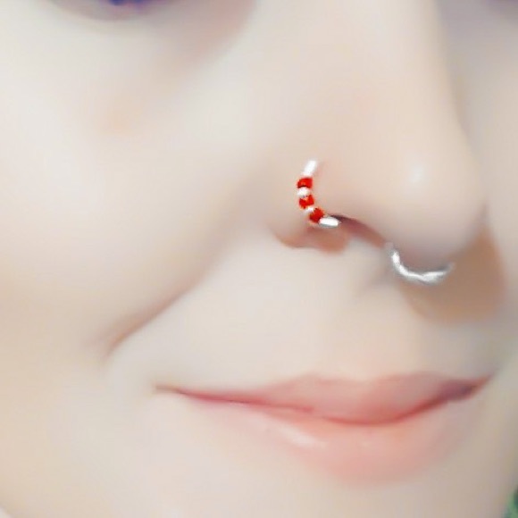 nose ring hoop non pierced